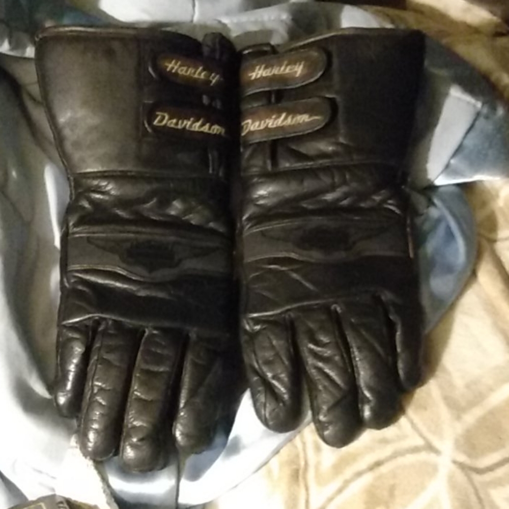 Lg leather Harley-Davidson Gloves